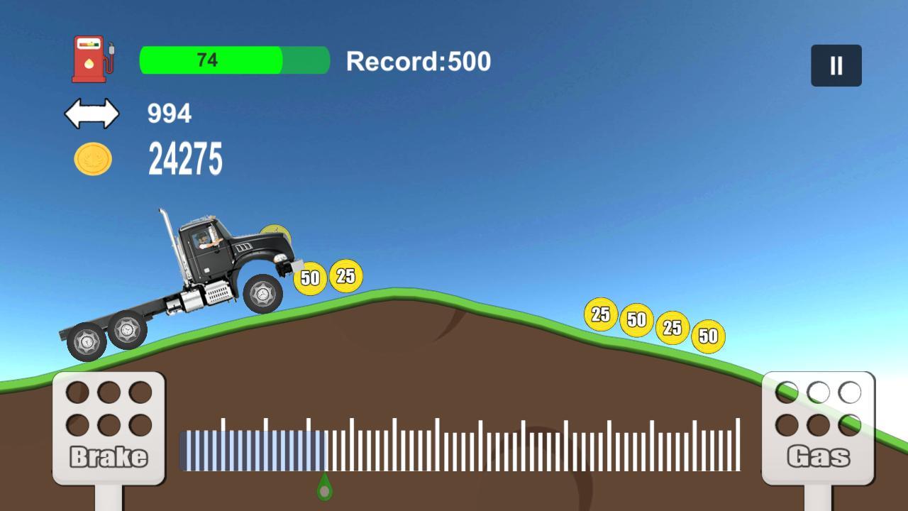 Hill Up Racing Game Screenshot