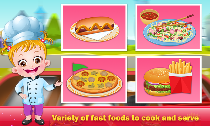 Baby Hazel Food Truck Game Screenshot