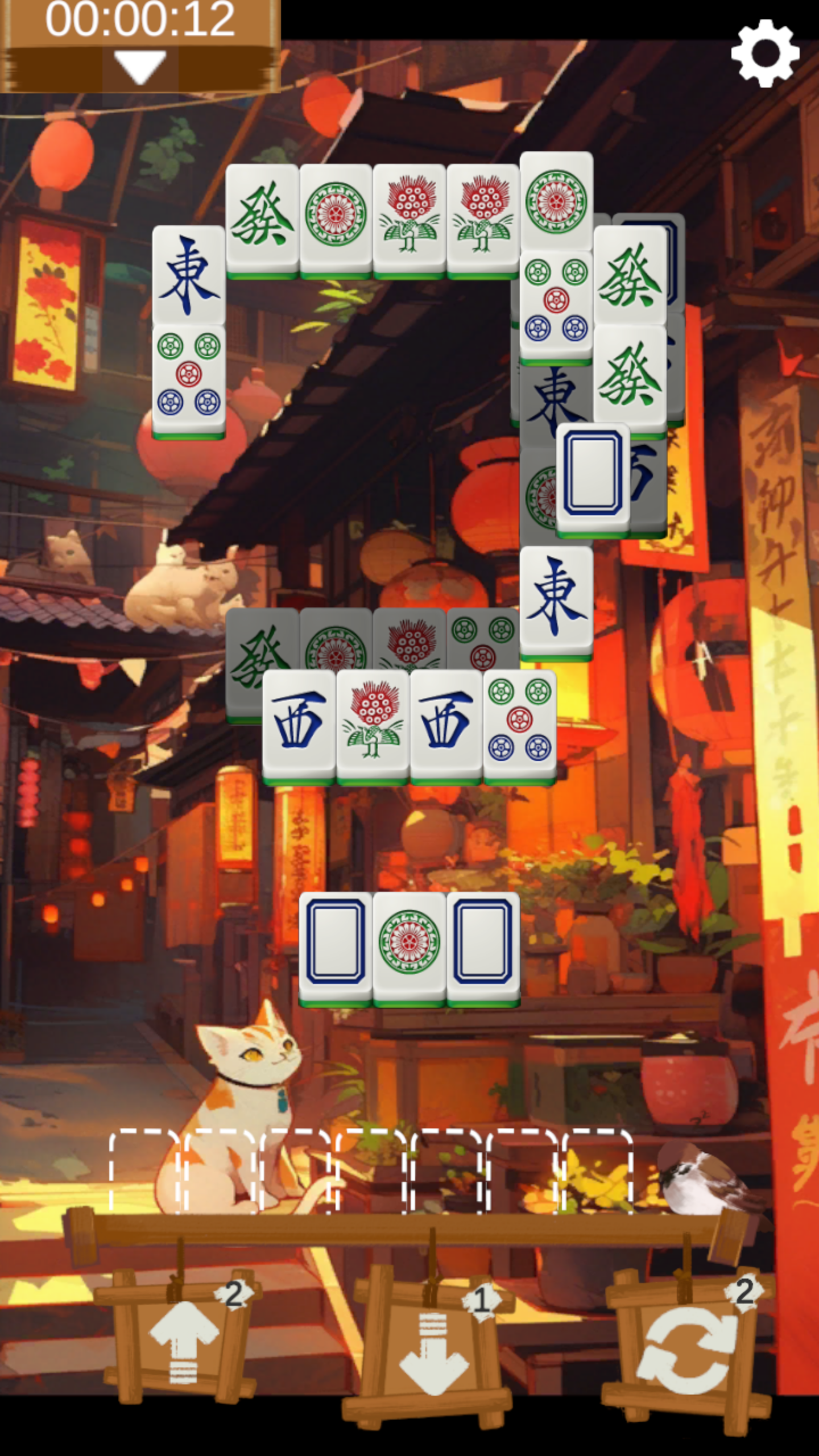 Mahjong vs Mahjong Solitaire Game Screenshot