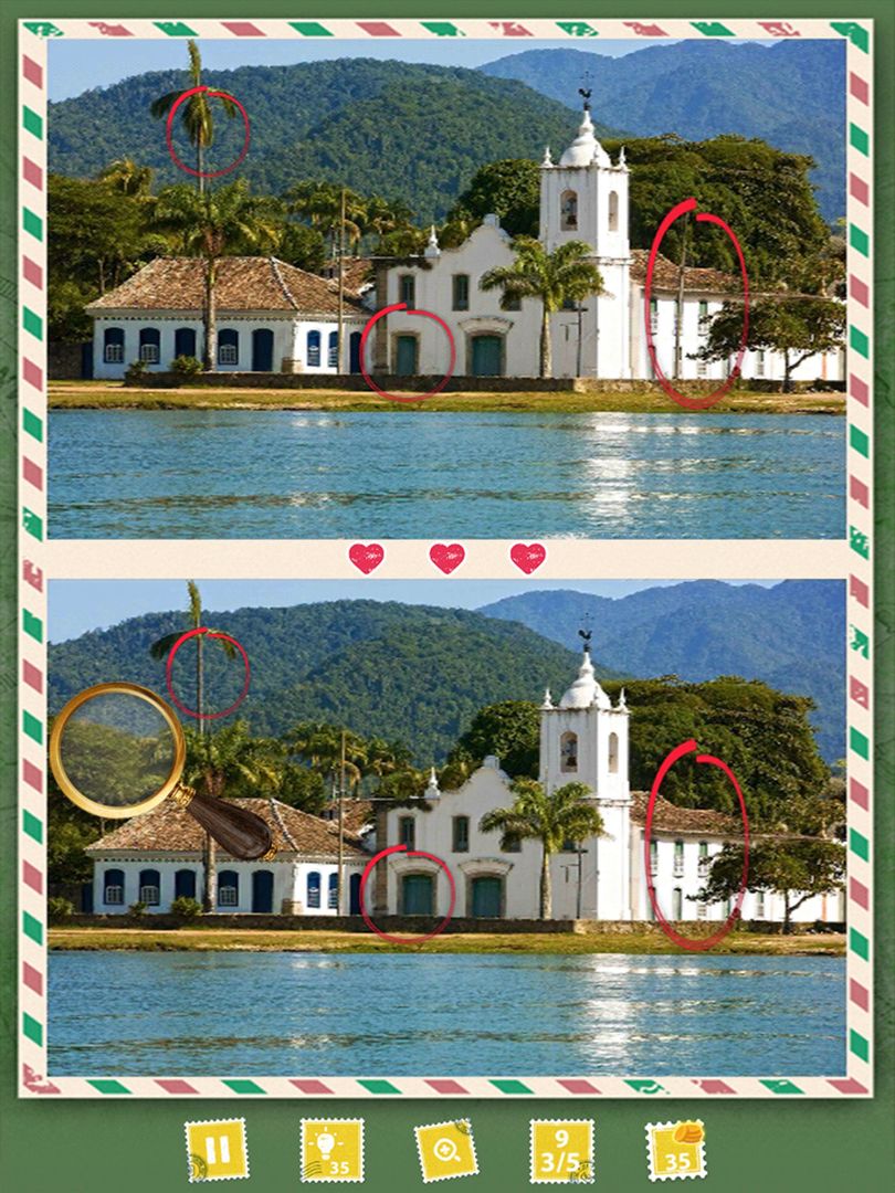 Screenshot of Find 5 Differences - Brazil