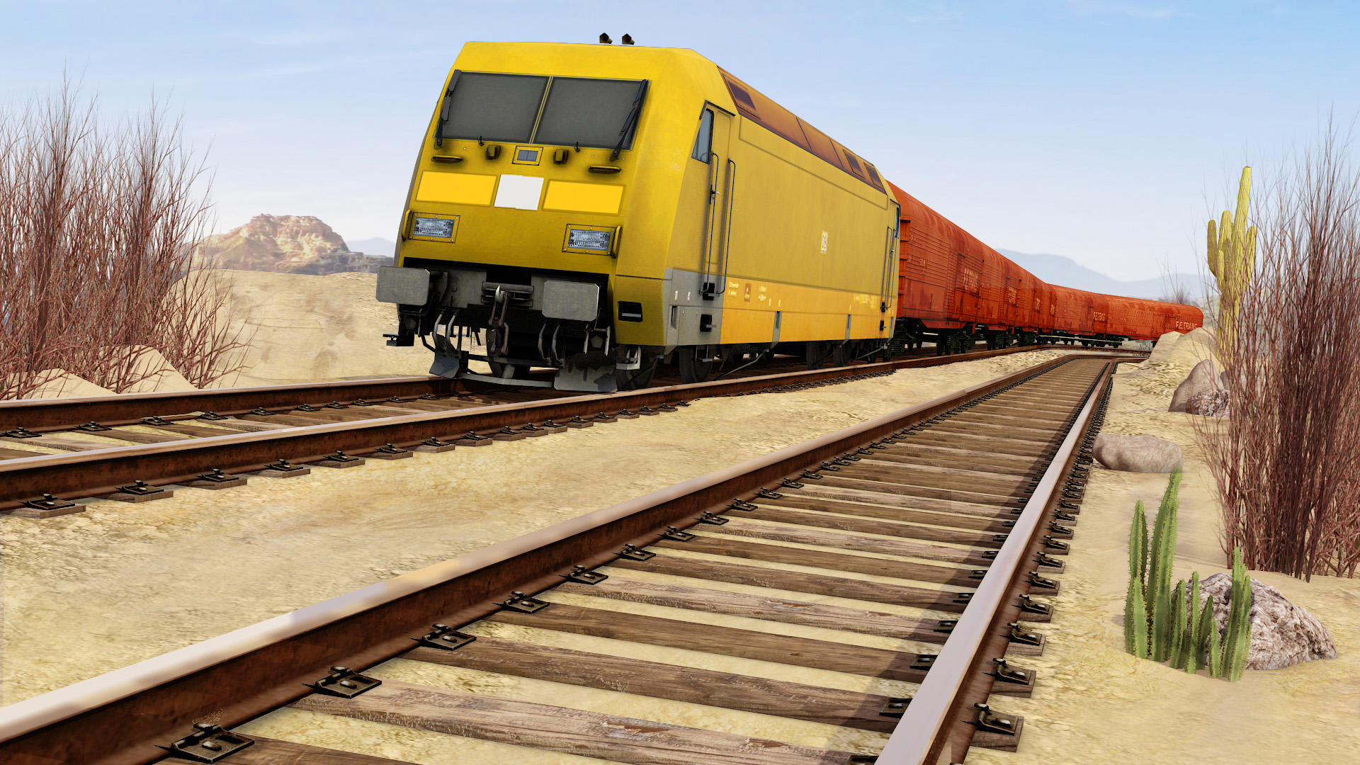 Screenshot 1 of Train Sim 2020 ခေတ်မီရထား 3D 30.9