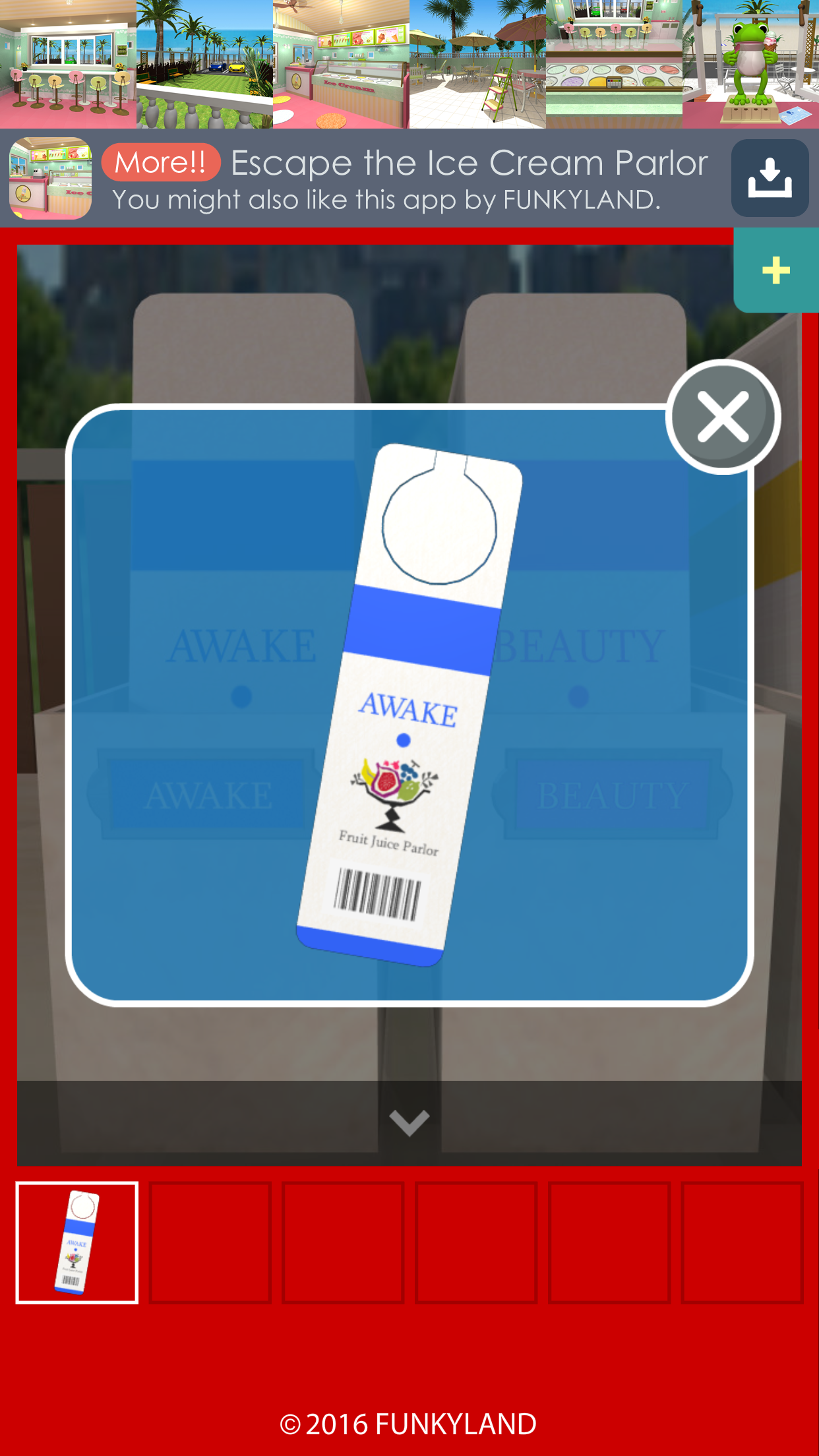 Escape the Fruit Juice Parlor Game Screenshot