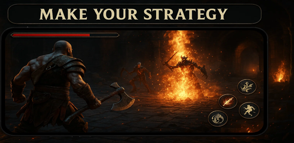 Banner of God of battle Kratos 