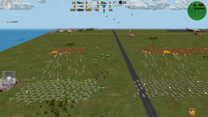 Tank Island 3D - Strategy game Game Screenshot