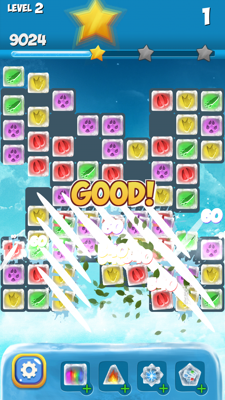 북극 여우 : 얼어 붙은 경기 3 게임 스크린샷