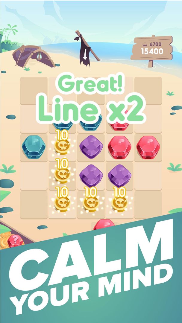 WindPi Gems Puzzle screenshot game