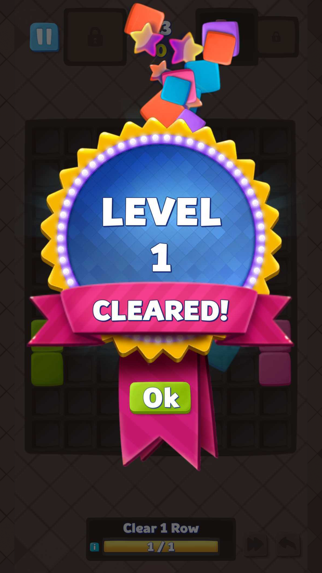 Quadris Box Game Screenshot