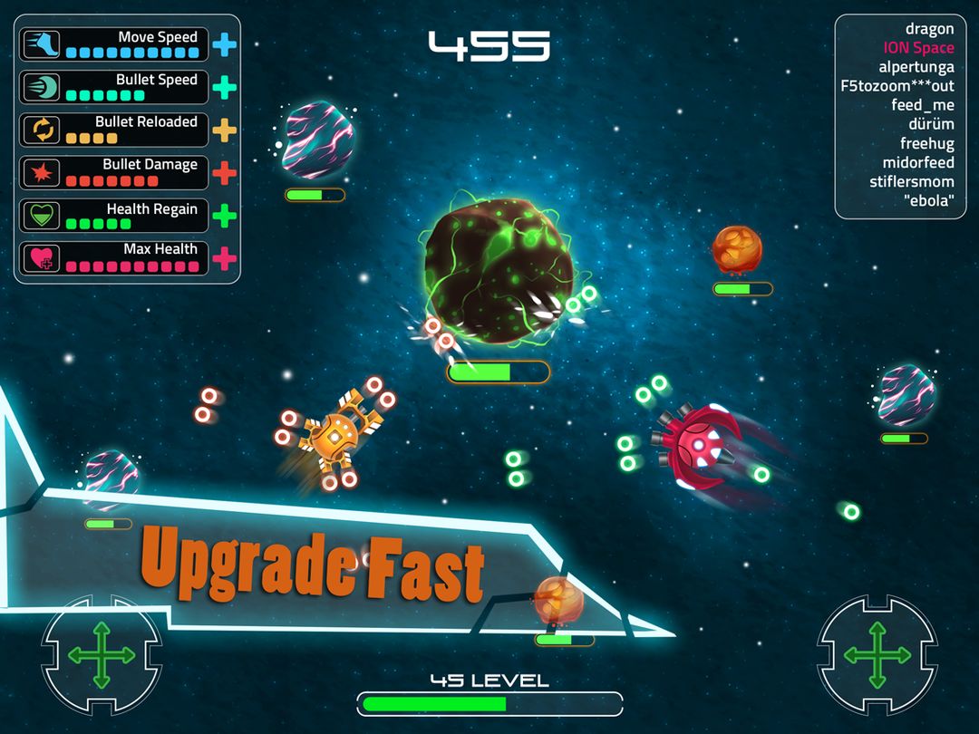 ION Space screenshot game