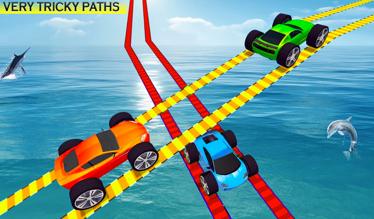 Screenshot of Impossible Monster Car Games