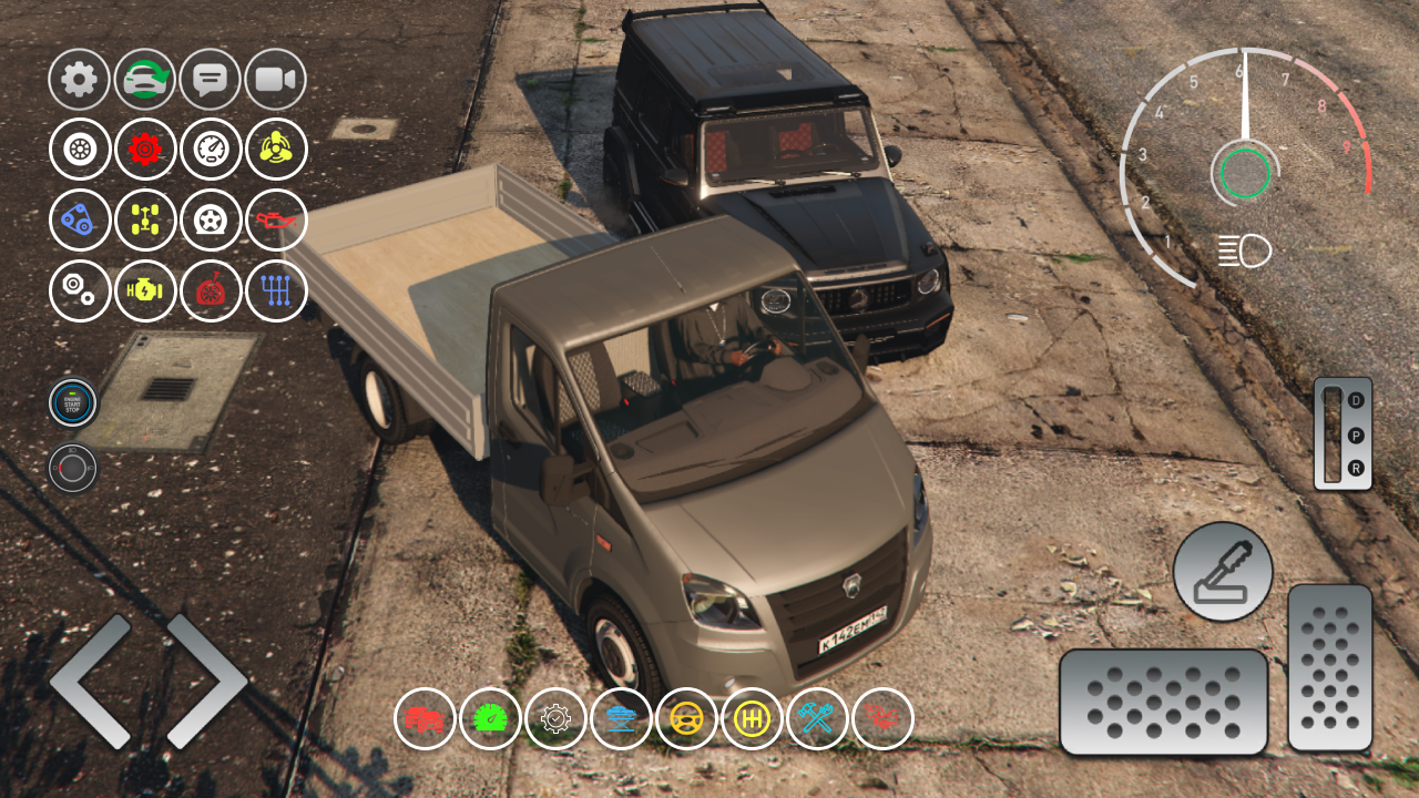 Drive Russian Truck Gazelle Game Screenshot