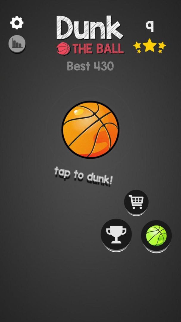 Screenshot of Dunk the Ball