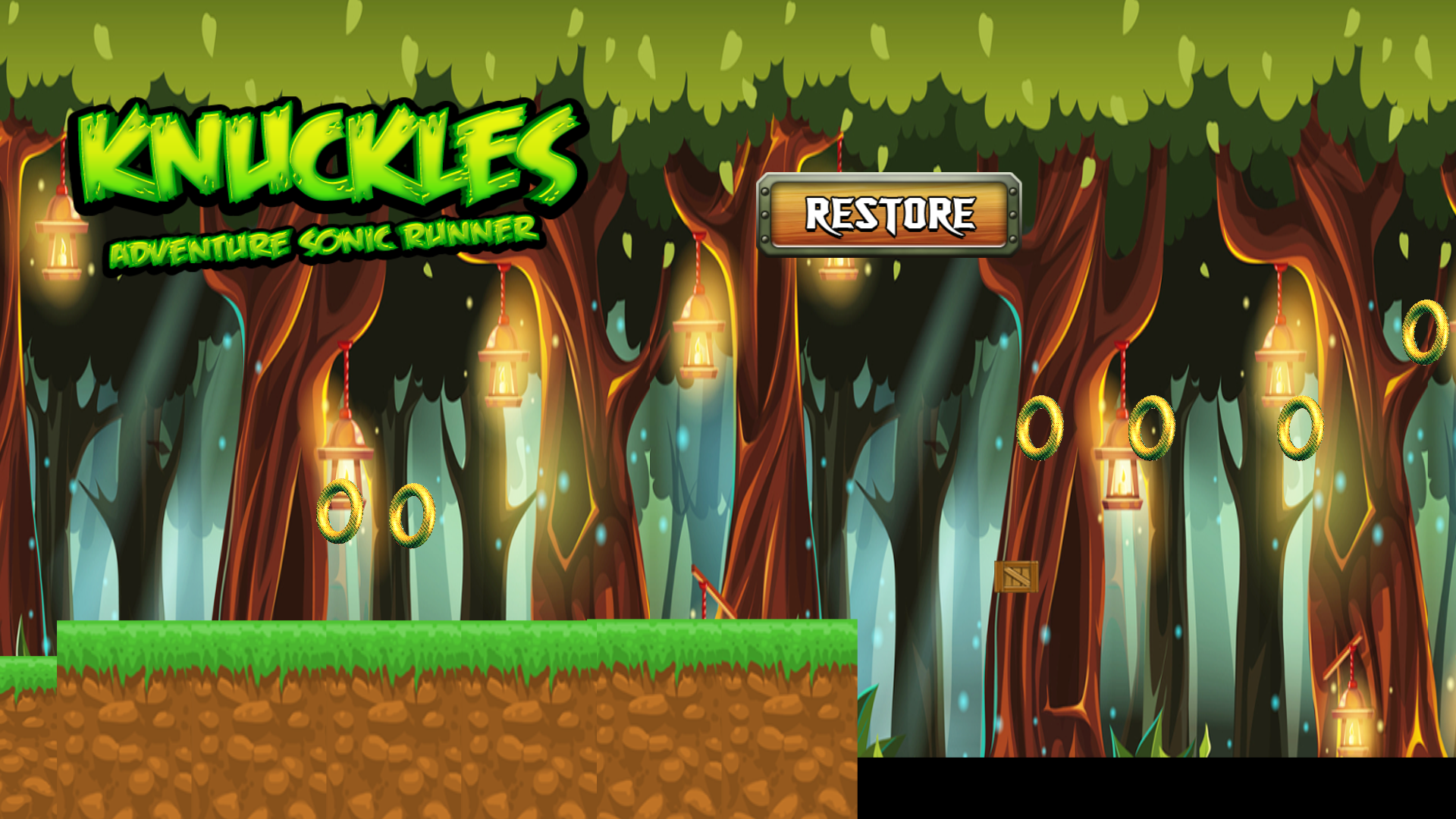 Скриншот игры Adventure sonic  Runner Games 2019