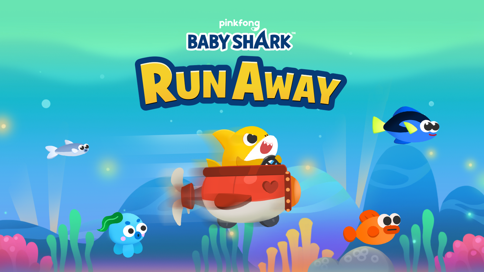 Screenshot 1 of 鯊魚寶寶逃亡（Baby Shark Run Away） 1.0.8