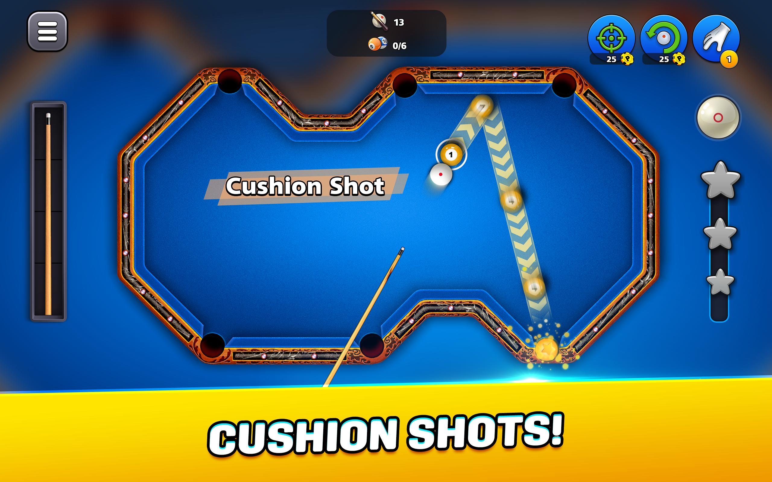 Pool Trickshots Billiard Game Screenshot