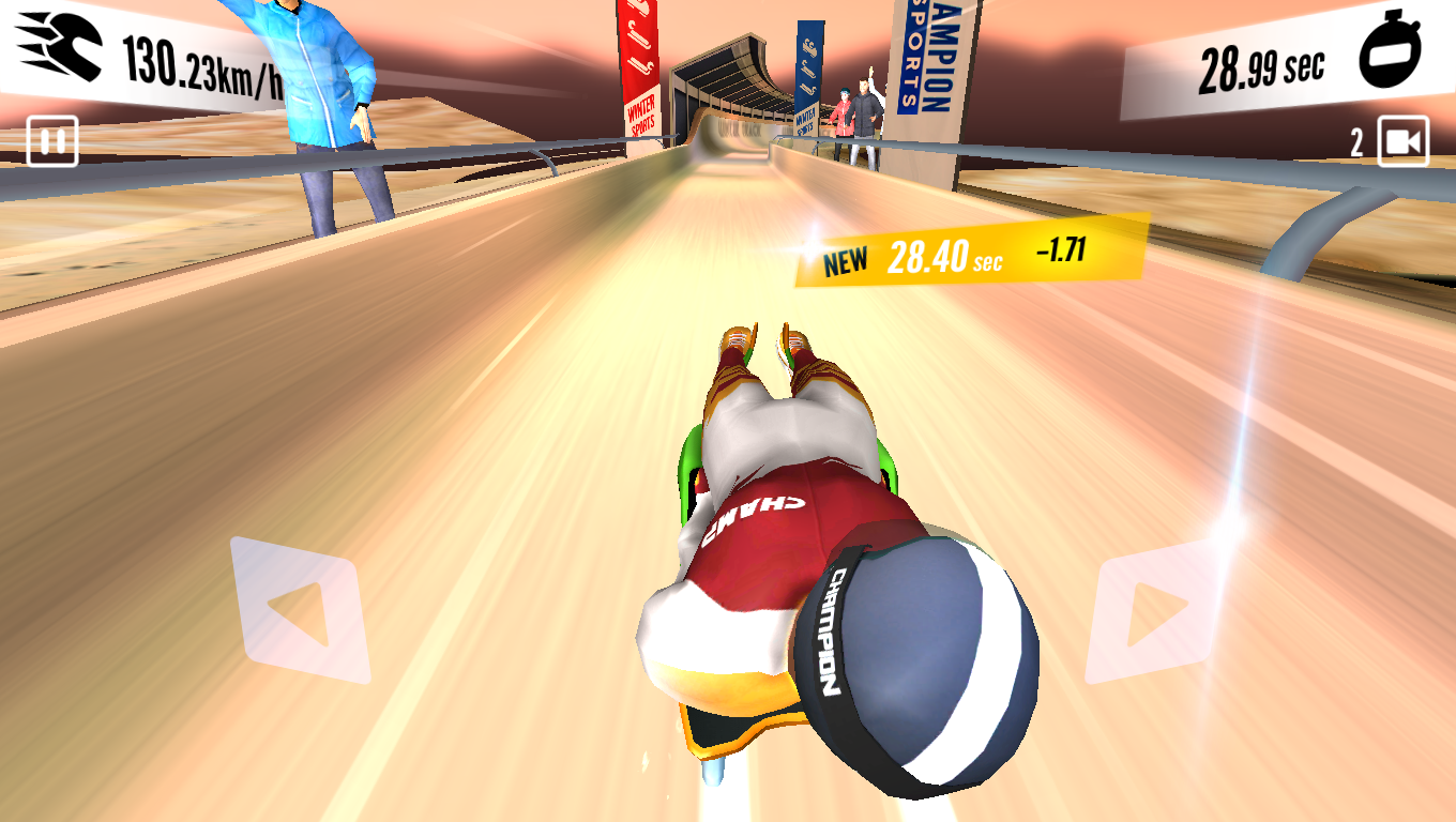 Sleigh Champion  Winter sports Game Screenshot