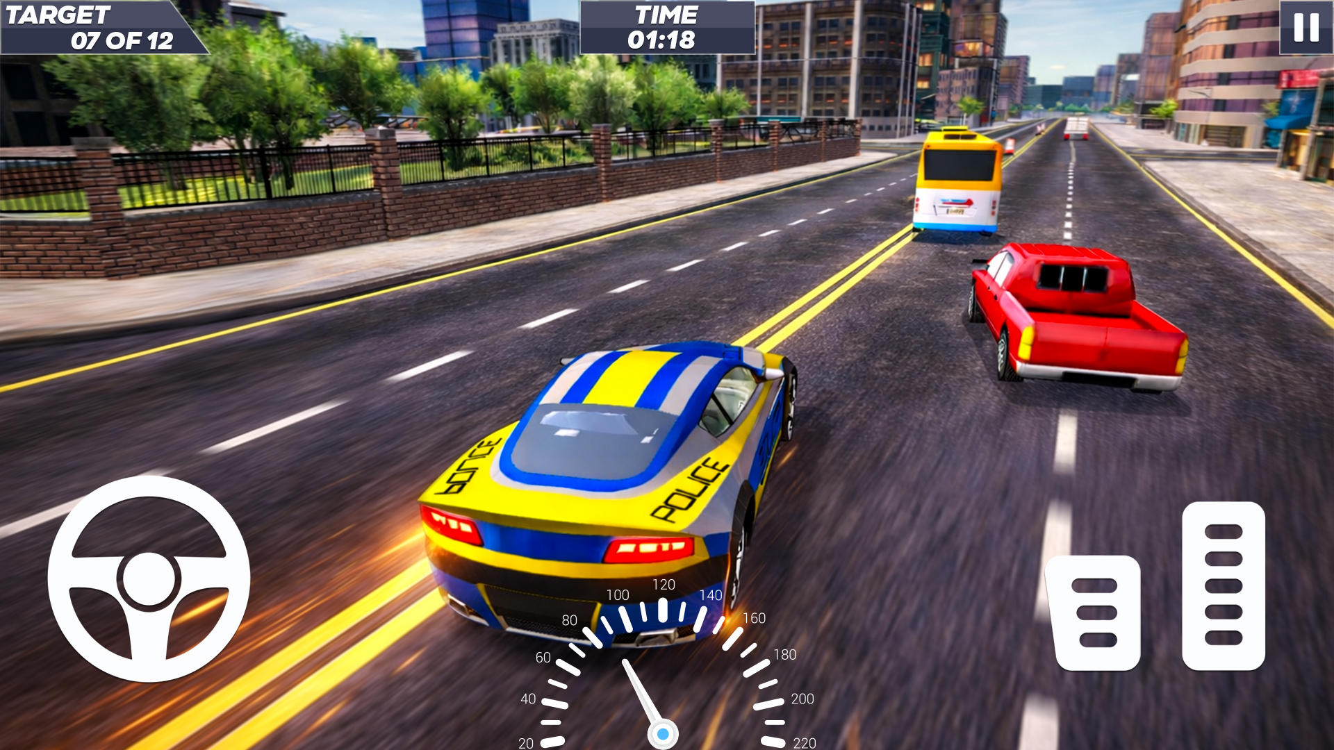 Police Pursuit – City Chase 3D ภาพหน้าจอเกม