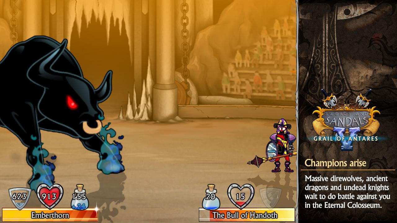 Swords and Sandals 5 Redux Game Screenshot