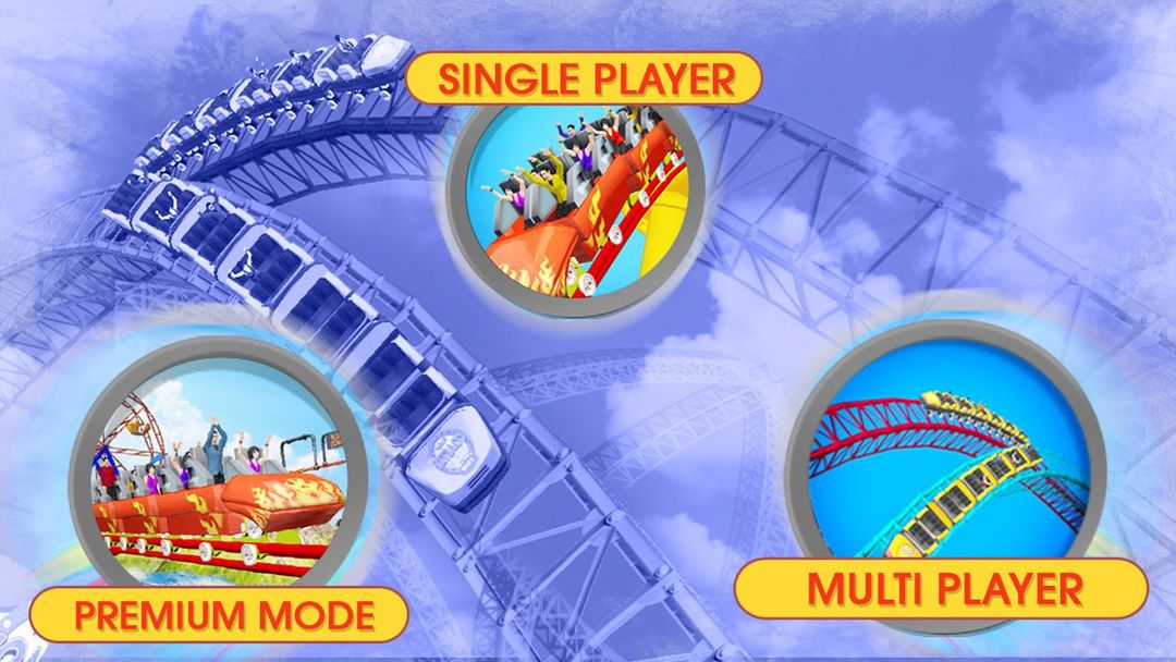 Roller Coaster Racing 3D 2 player screenshot game