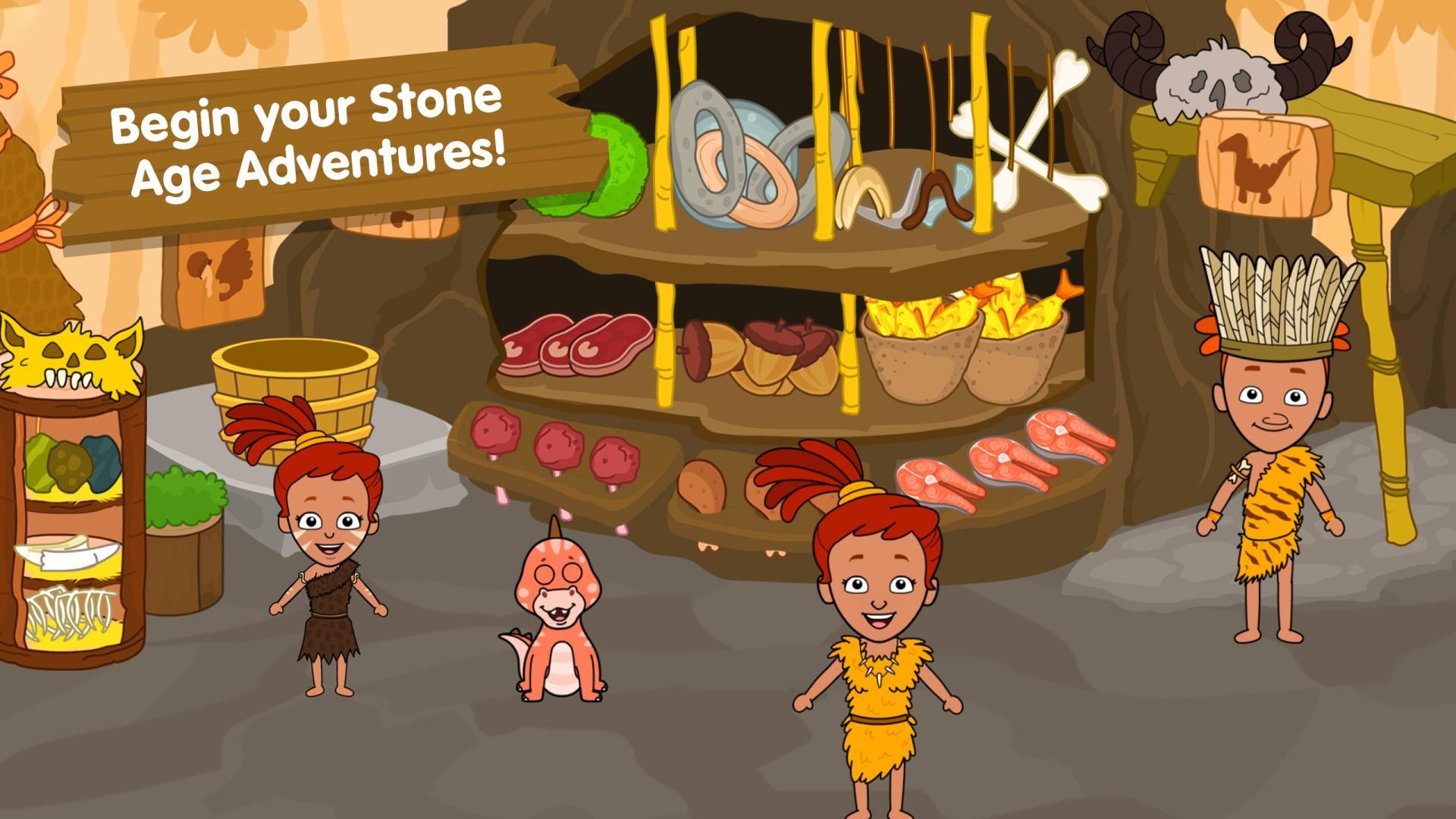 Screenshot of Caveman Games World for Kids