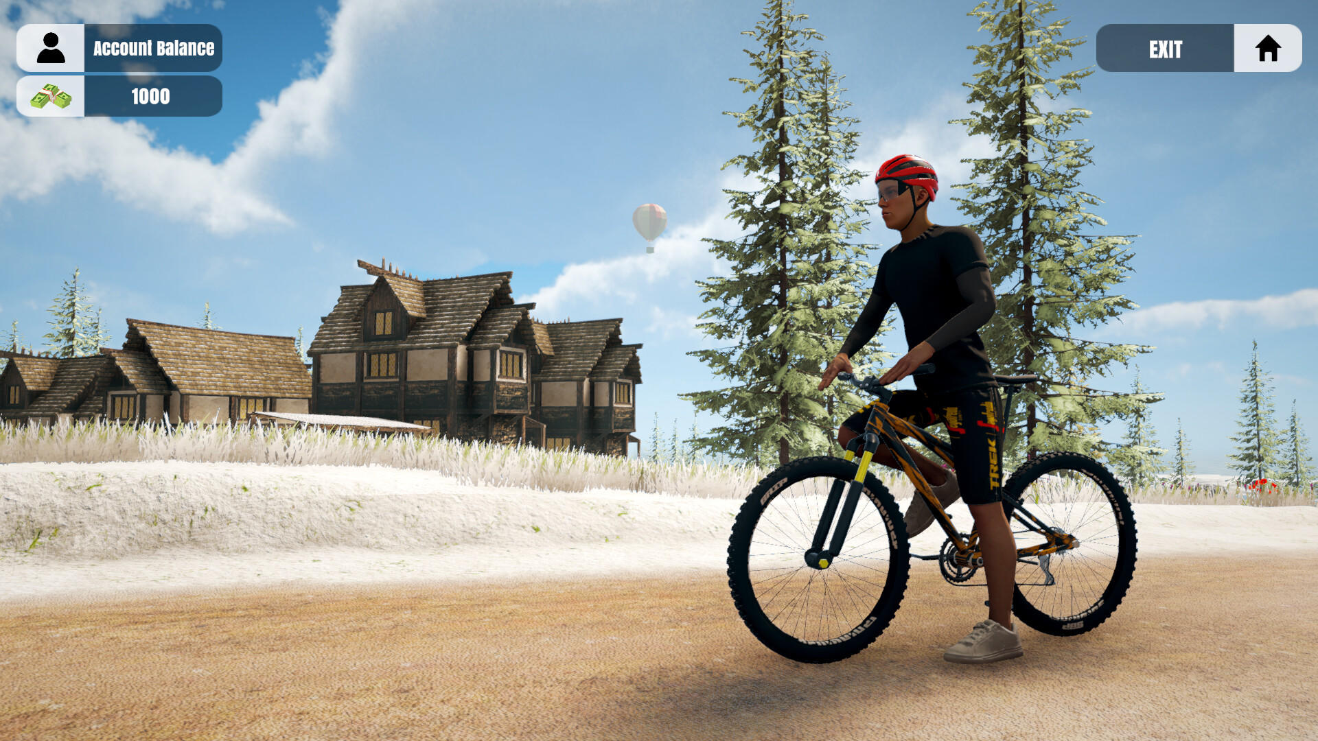 Screenshot of Mountain Bicycle Rider Simulator