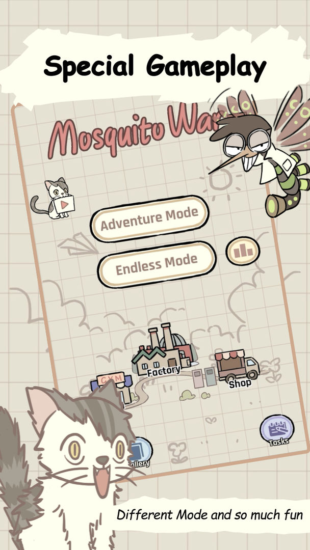 Mosquito War ภาพหน้าจอเกม