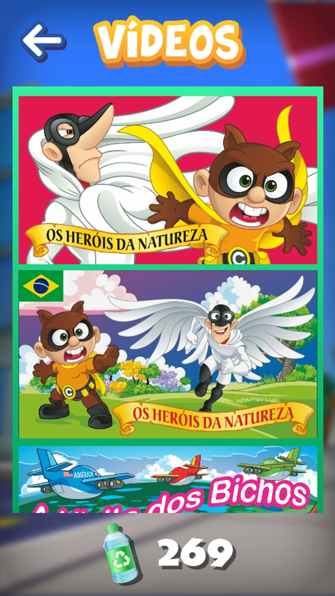 Heróis da Natureza 遊戲截圖