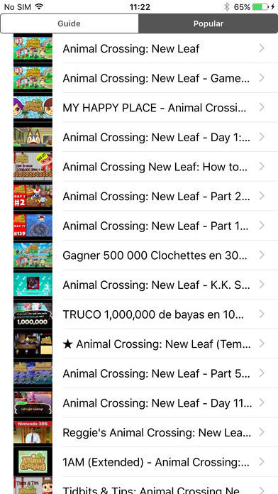 Screenshot of Game Pro - For Animal Crossing New Leaf Edition