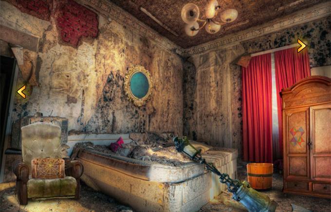 Can You Escape Ruined Mansion Game Screenshot