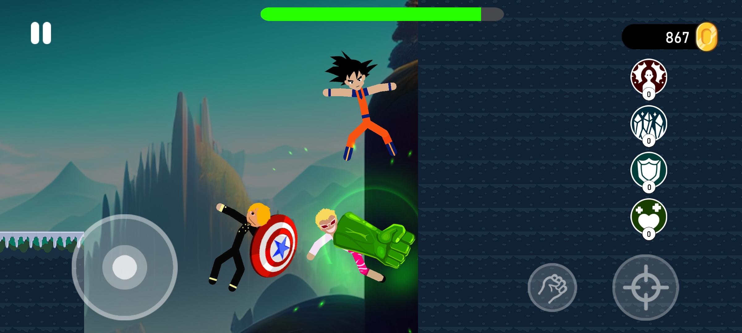 Dragon Z Stick Super Fight Game Screenshot