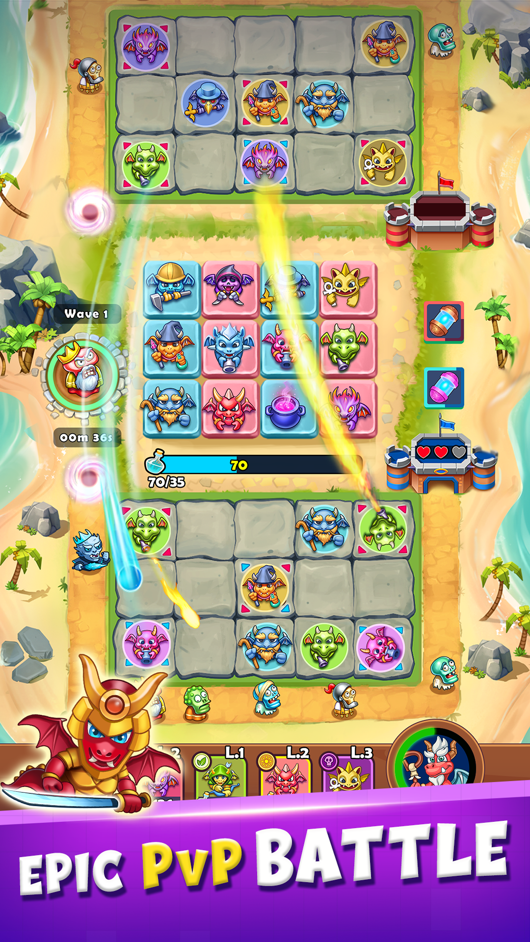 Dragon Royale: Tower Defense ภาพหน้าจอเกม