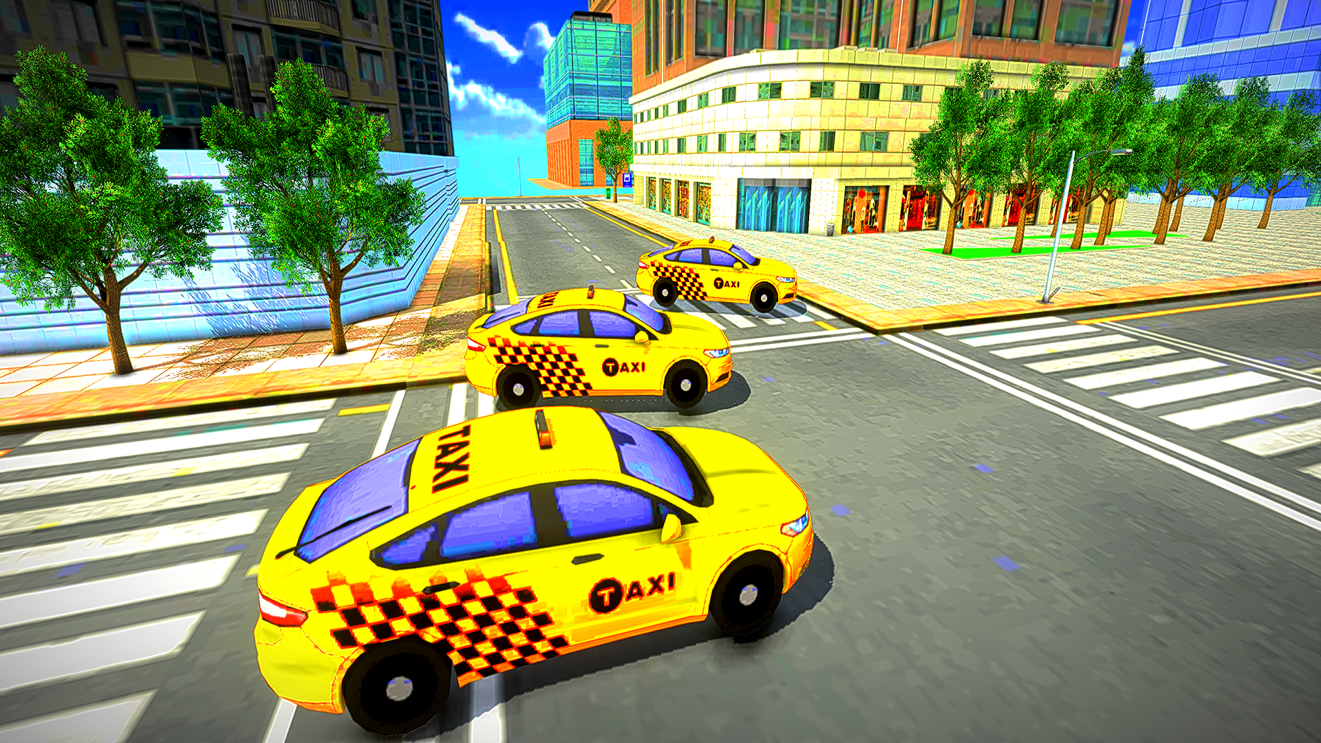 Screenshot of Taxi Game 3D:City taxi Driving