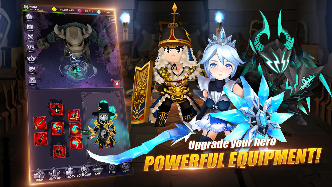 AFK Dungeon : Idle Action RPG ภาพหน้าจอเกม