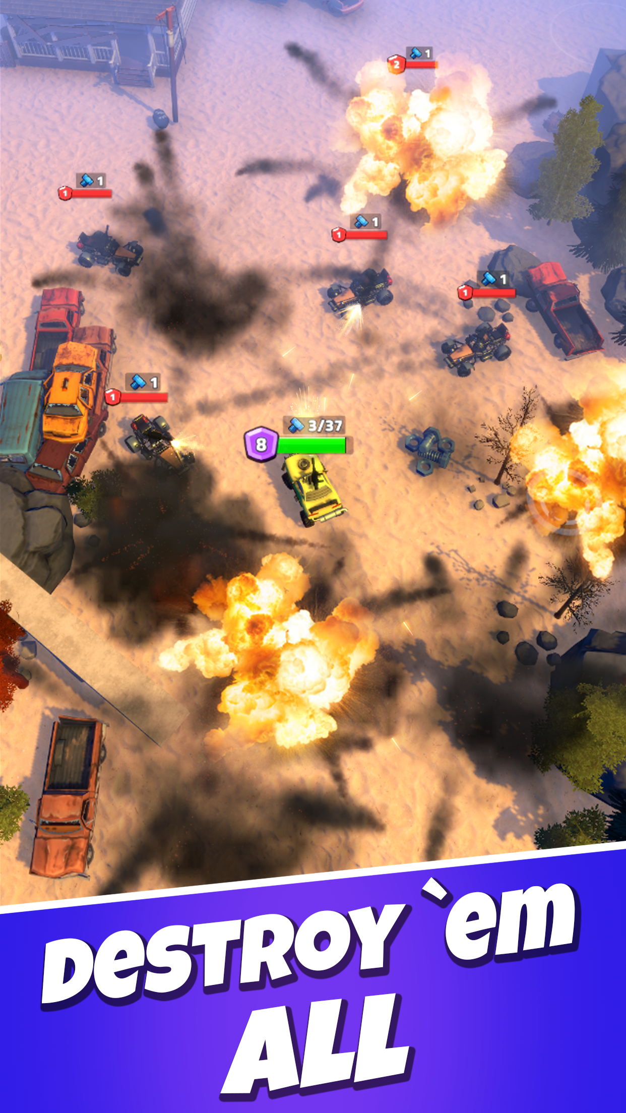 Wasteland Racers ゲームのスクリーンショット