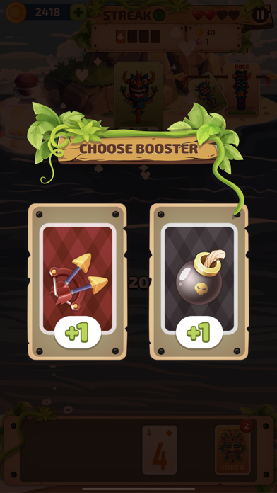 Totems Roguelike Solitaire ภาพหน้าจอเกม