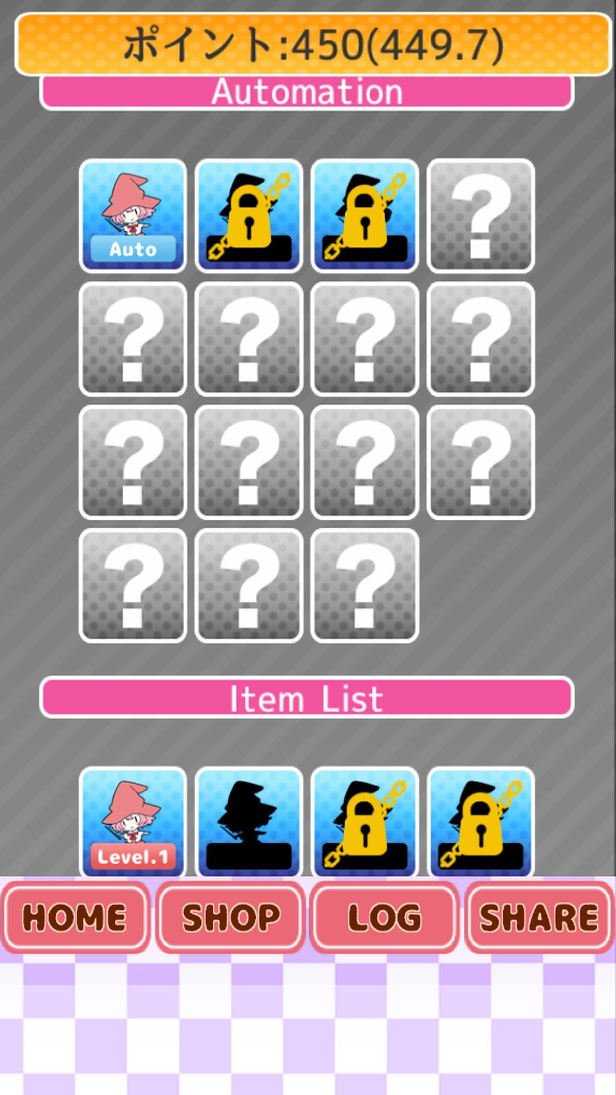 Cuplikan Layar Game Miracle Magic Girls