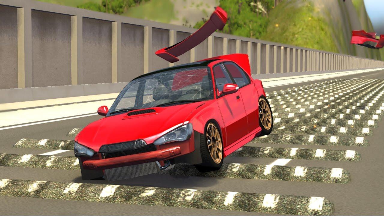 Car Crash Engine Simulator - Speed Bumps Operation Game Screenshot