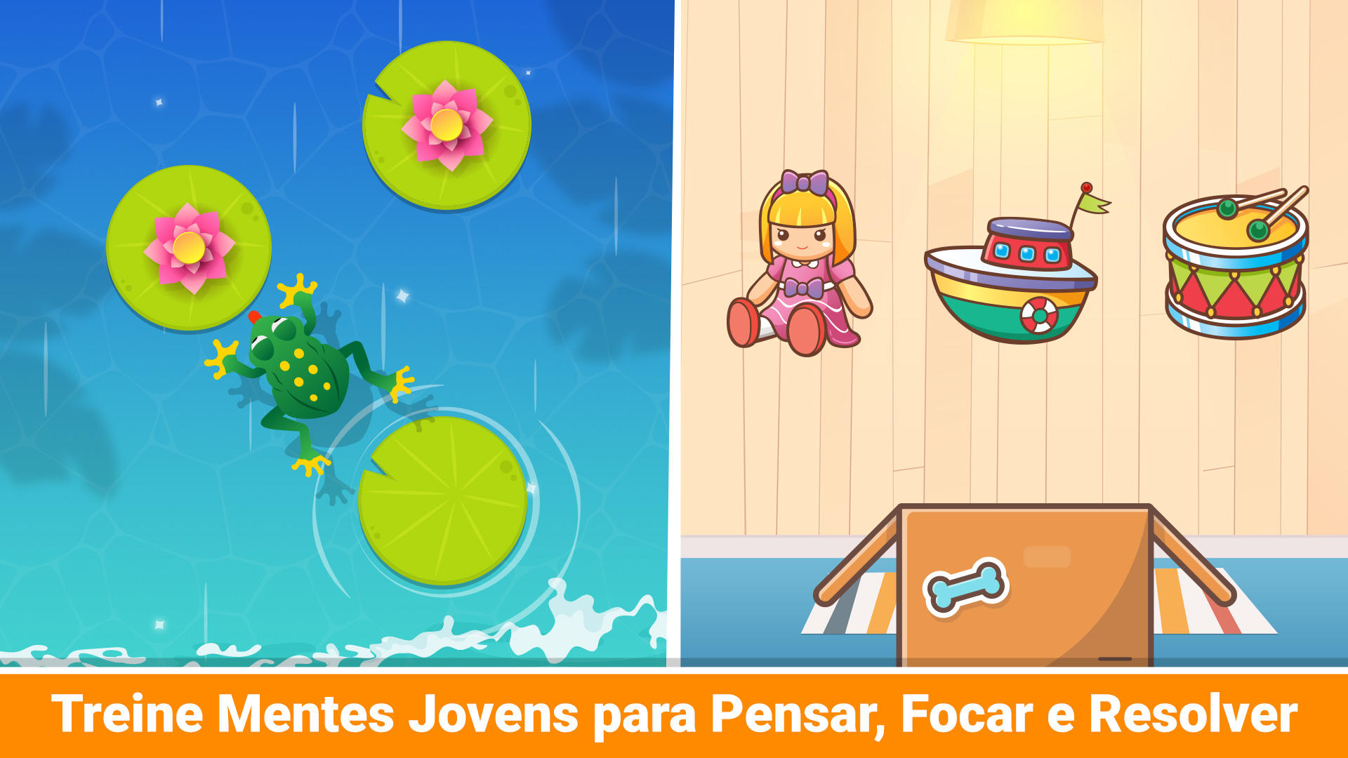 Captura de Tela do Jogo Animais puzzle Jogos Infantis