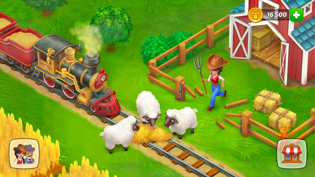 Wild West: Farm Town Build screenshot game