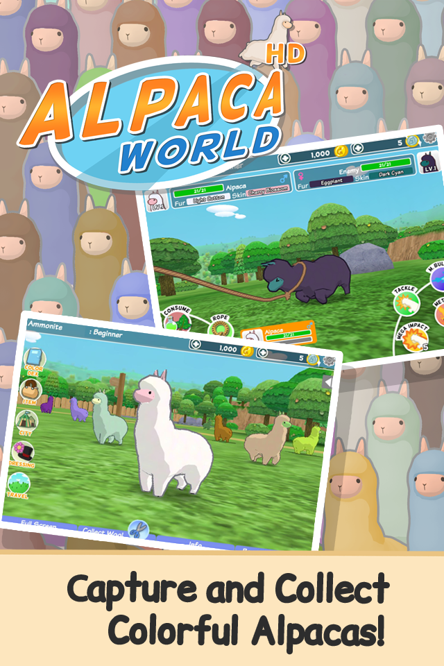 Alpaca World HD+ Game Screenshot