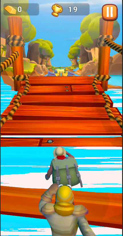 Screenshot of Subway Jumanji Super Run