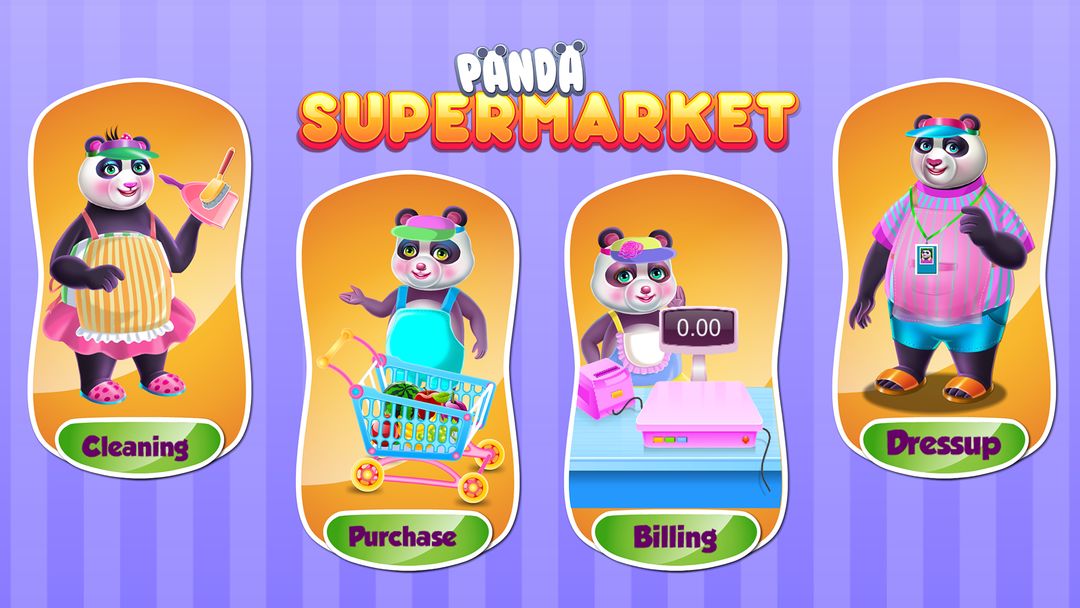 Panda Supermarket Manager 게임 스크린 샷