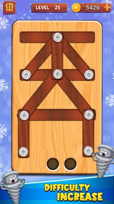 Wood Nuts & Bolts Screw Games Game Screenshot