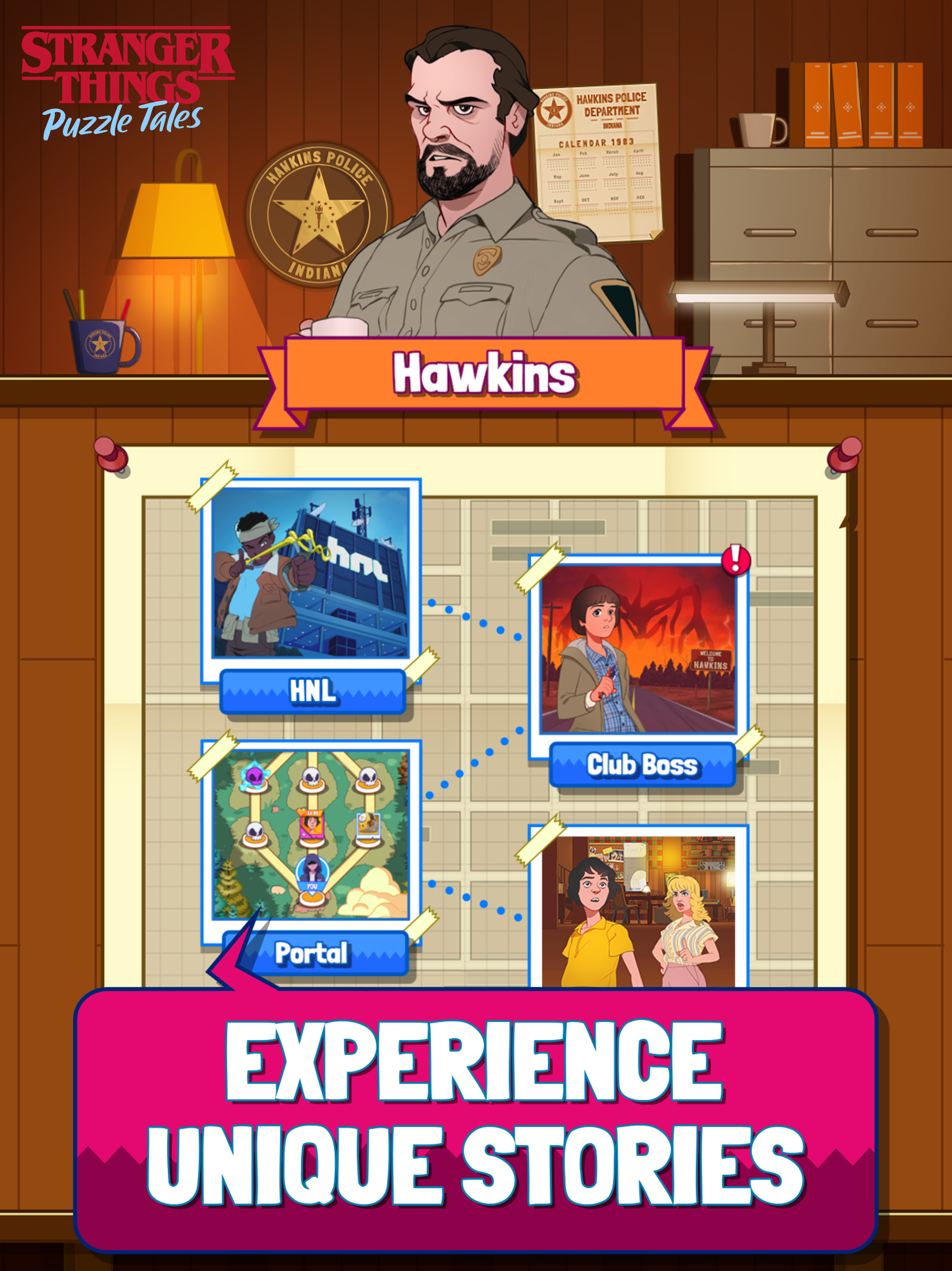 Stranger Things: Puzzle Tales Game Screenshot