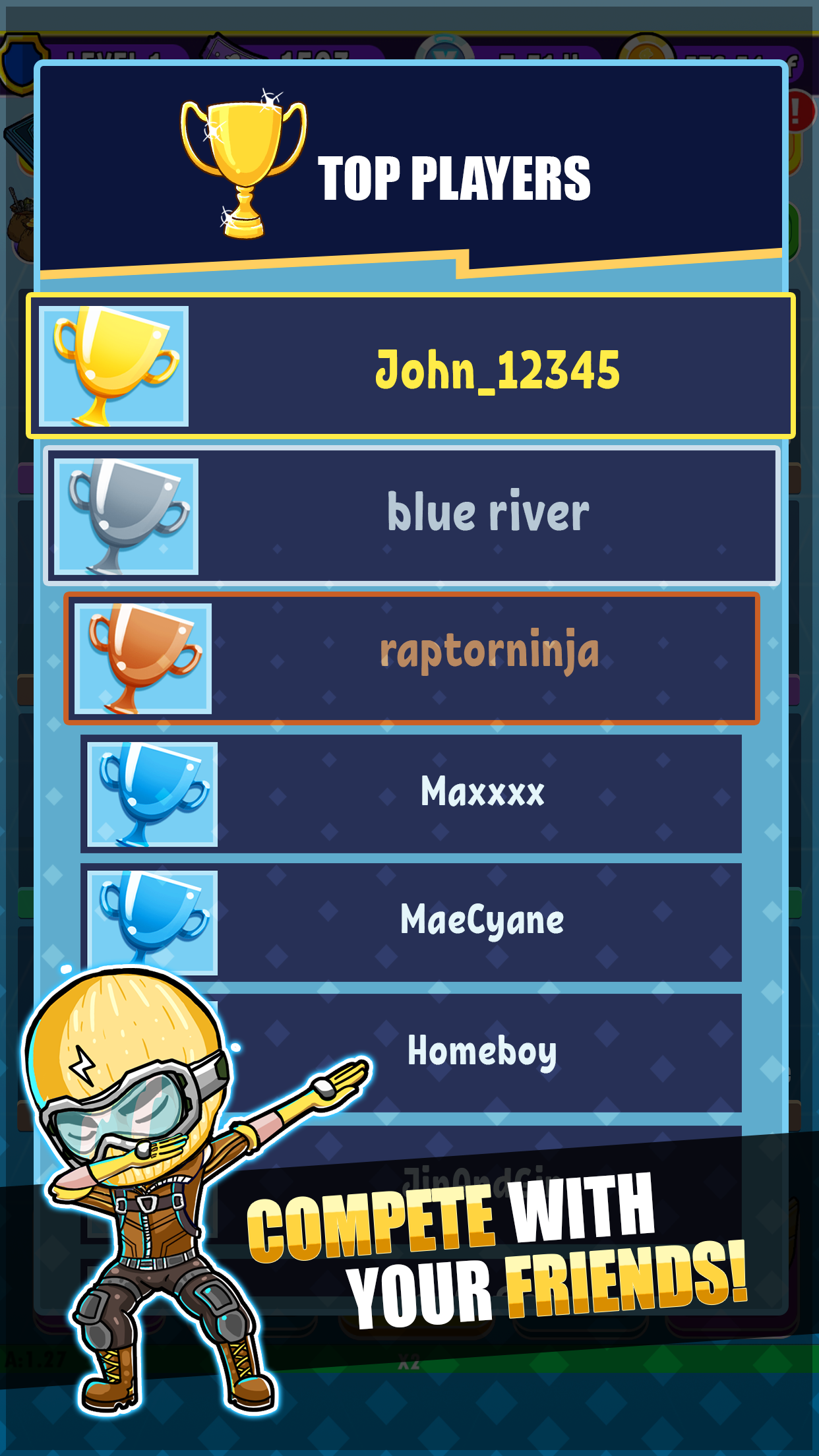 Idle Royale Merge Manager RPG Game Screenshot