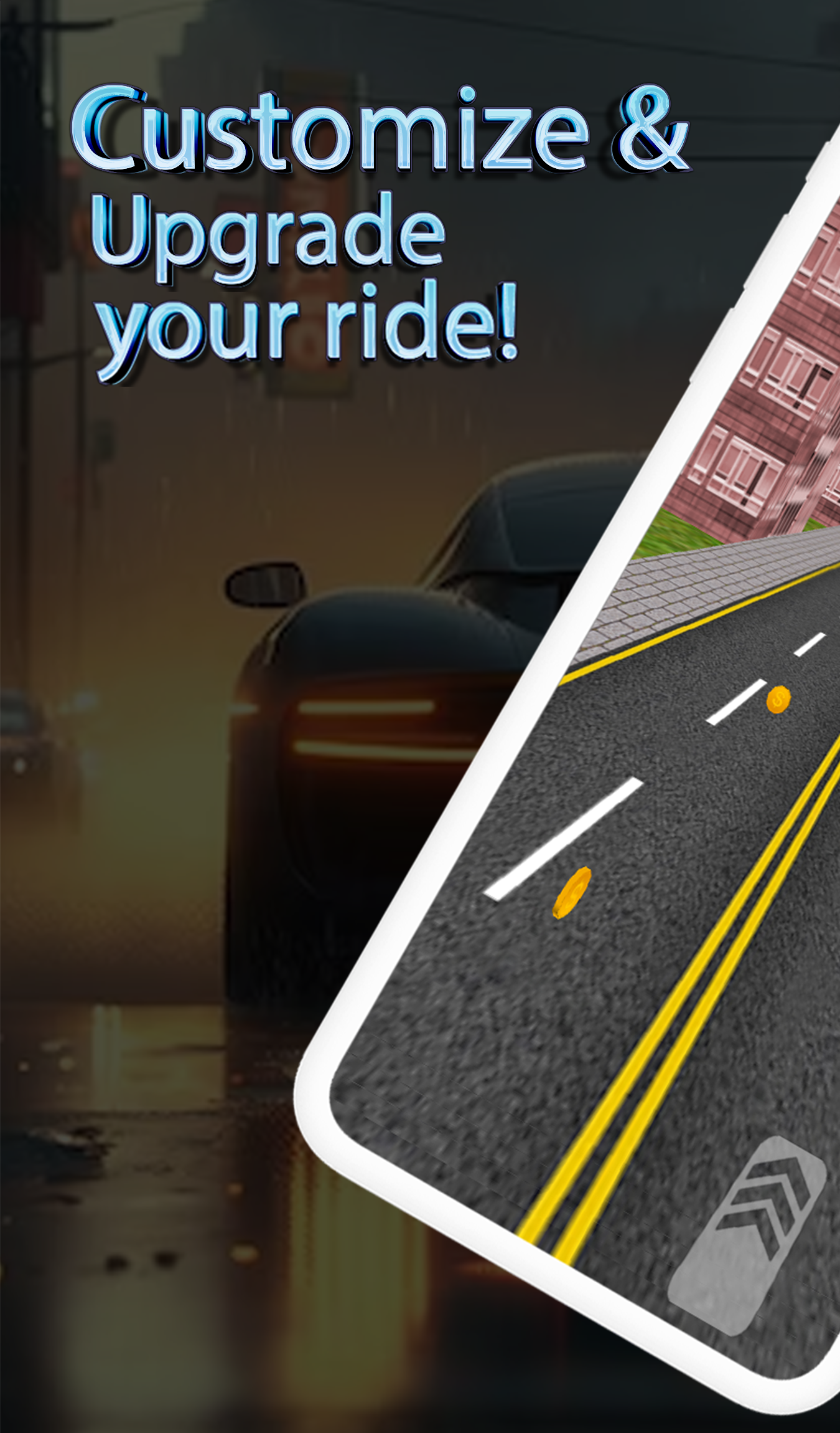 Screenshot of 3D Car Racing