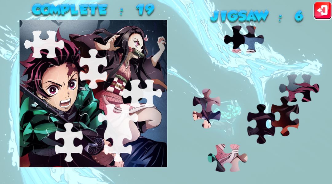 Screenshot of Puzzle Jigsaw for Demon slayer