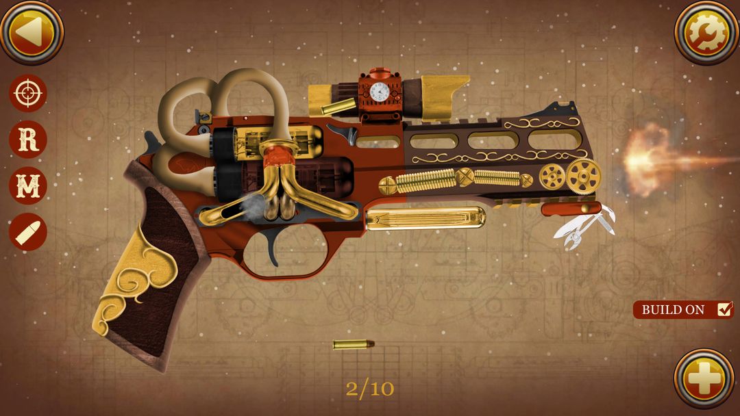 Screenshot of Steampunk Weapons Simulator