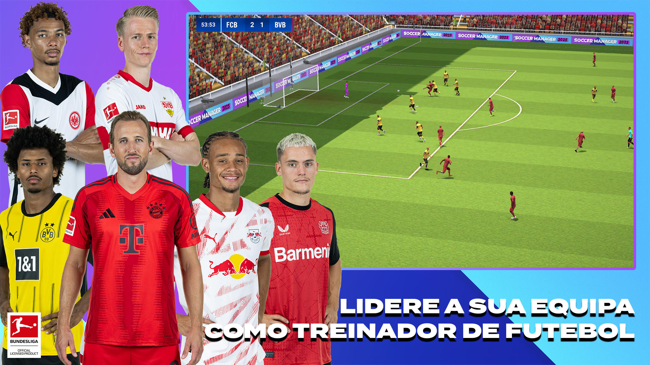 Captura de Tela do Jogo Soccer Manager 2025 - Futebol