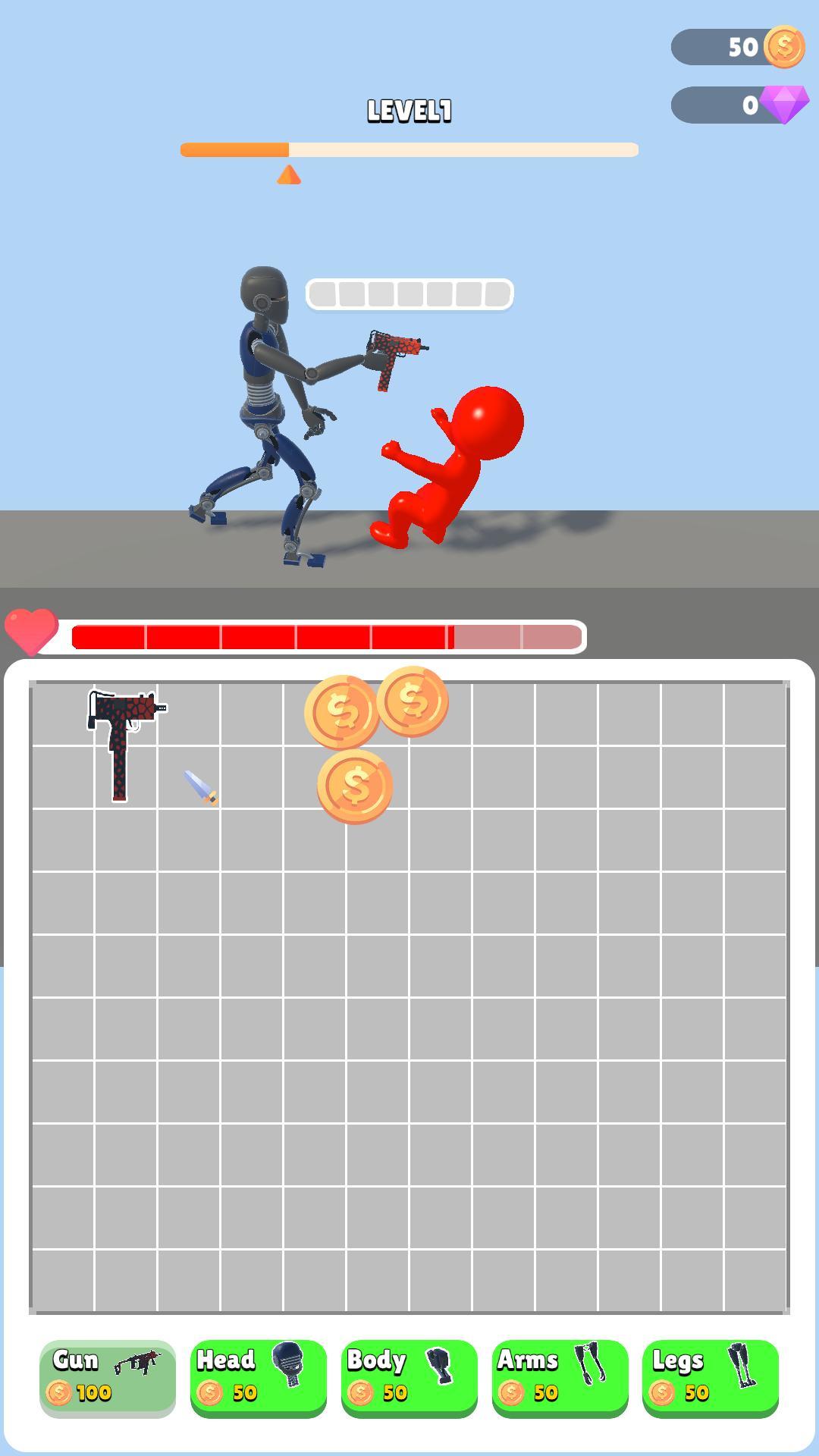 Captura de Tela do Jogo Mech Invasion: Robot Fighting