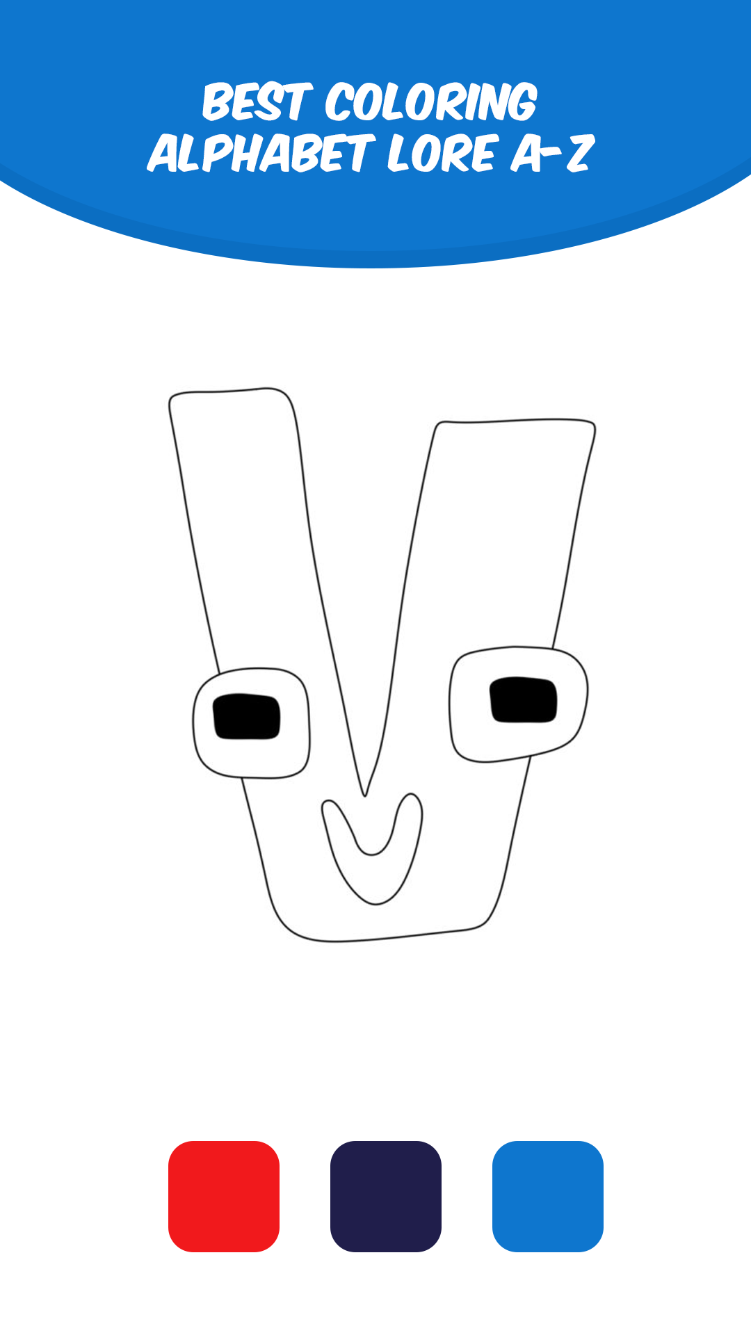 Coloring Alphabet ASMR Game Screenshot